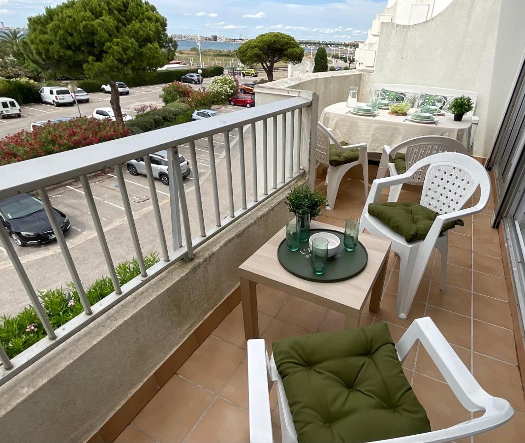 Studio Le Vue Mer Acces Direct A La Plage Parking Prive Clim Belle Terrasse Le Grau-du-Roi Exterior foto